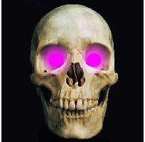 5mm Ultra Violet LED Creature Eyes 9v Image